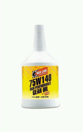 Red line 75w-140 synthetic gear oil - 57914 (5 quarts)