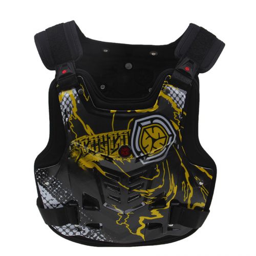 Motor mx racing chest vest guard protector safety shin pads body armor gear m-xl