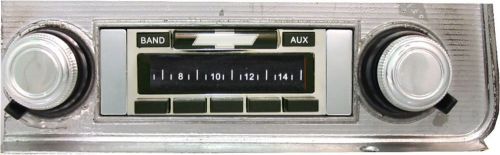 New usa-230 200w am/fm stereo radio for your classic 1968 chevelle or malibu