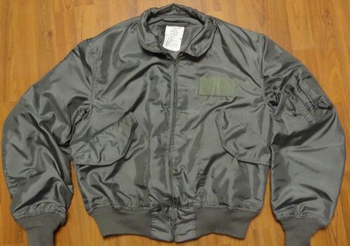 Vintage authentic usaf summer flight jacket xl (46-48) type cwu - 36/p