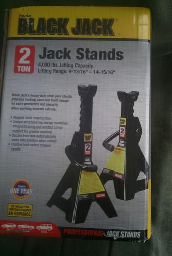 Torin black jack 2 ton jack stands 