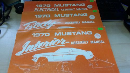 1970 ford mustang manuals - jim osborn reproductions.