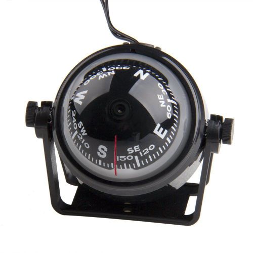 New pivoting sea marine compass with mount for boat caravan truck car navigation