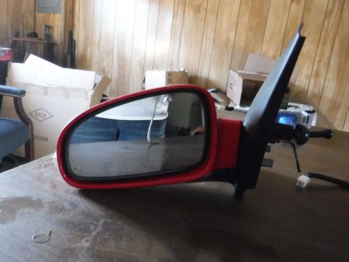 2004-2005 chevy aveo ls driver side power mirror (red)