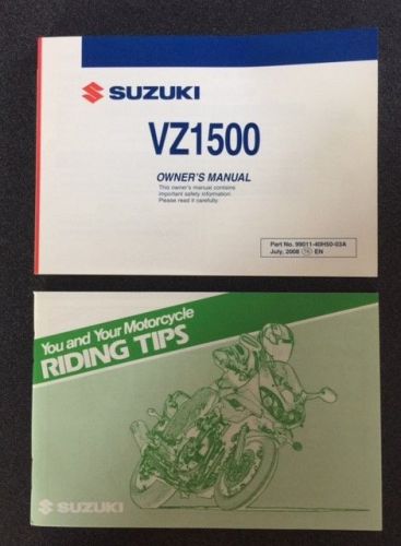 Suzuki owners manual guide book 2008 vz1500 vz 1500 motorcycle marauder owner
