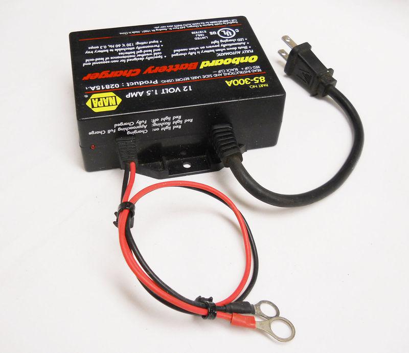 Sell NAPA 85300A OnBoard Battery Charger 12 Volt 1.5Amp Preowned