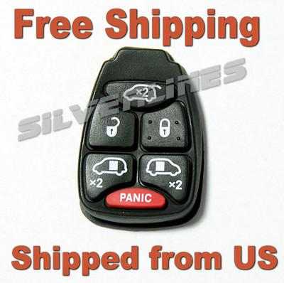 Chrysler sebring remote keyless entry fob pad 6 buttons  - 6kp