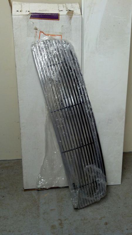 Billet grille polished aluminum gmc