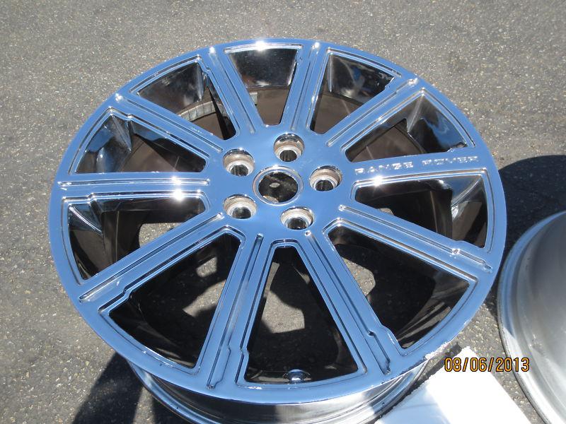 20" range rover hse sport factory oem chrome wheel replacement or spare rim