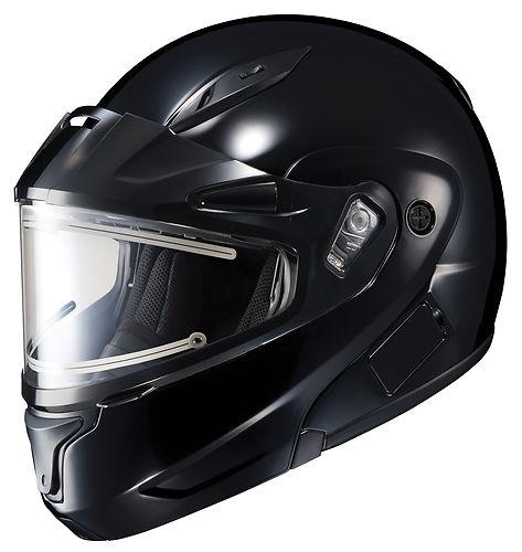 Hjc cl-max ii snowmobile snow helmet electric shield black 3xl
