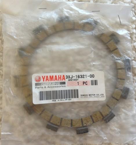 New nos genuine yamaha friction clutch plate yz wr ttr yfm 3xj-16321-00