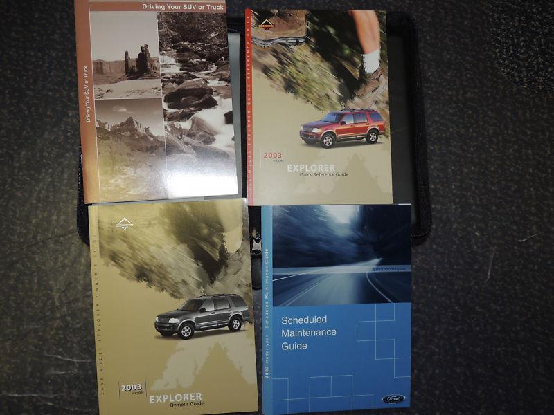 2003 ford explorer owners manuals 