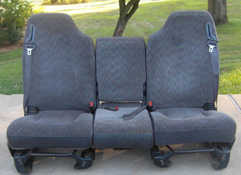 1998-2001 98 99 00 01 dodge ram 1500 2500 3500 extended cab pickup front seats