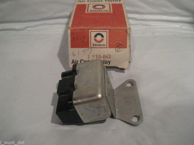 Delco original air cond. relay n.o.s. #15-862  fits many gm 70's-80's vehicles