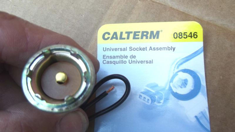 2calterm 08546 uni assembly sockets 1contact 10"wire(4 bulb # s shown in picture