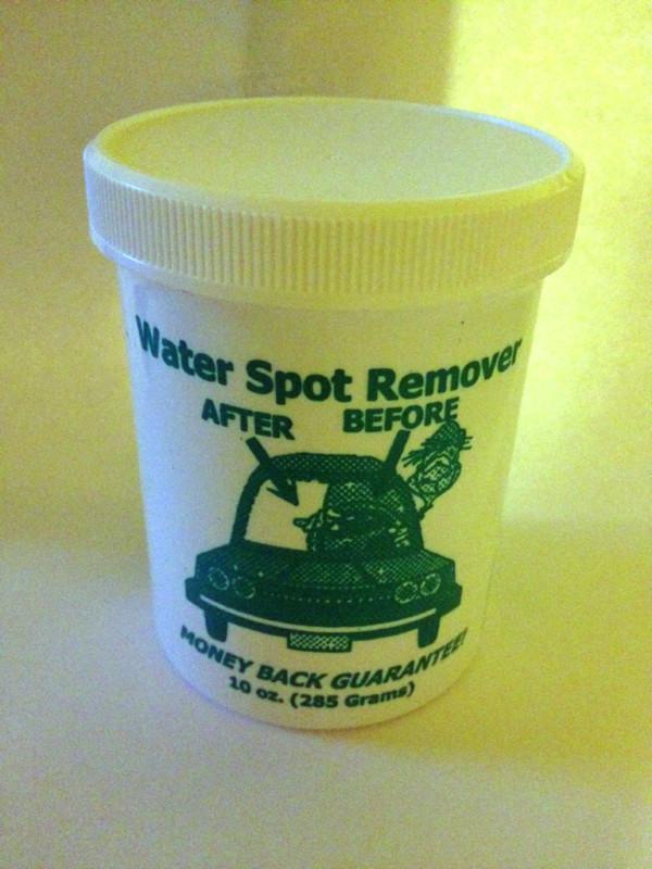 Windshield hard water spot/stains remover