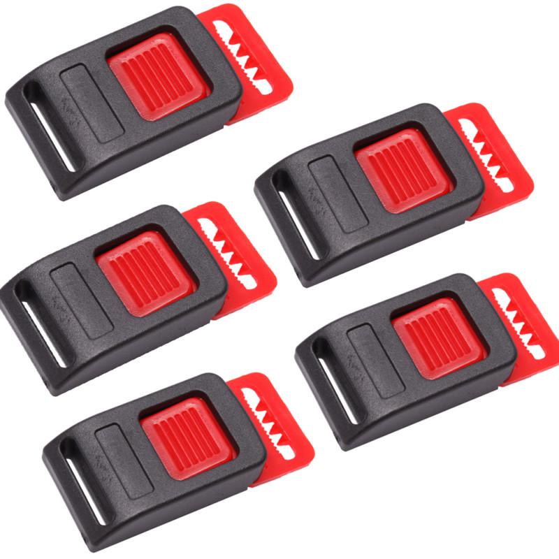 New lot 5 plastic motorcycle helmet speed clip chin strap quick release buckles