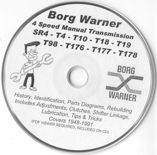 Borg warner 4 speed sr4 t4 t10 t18 t19 t98 t176 t177