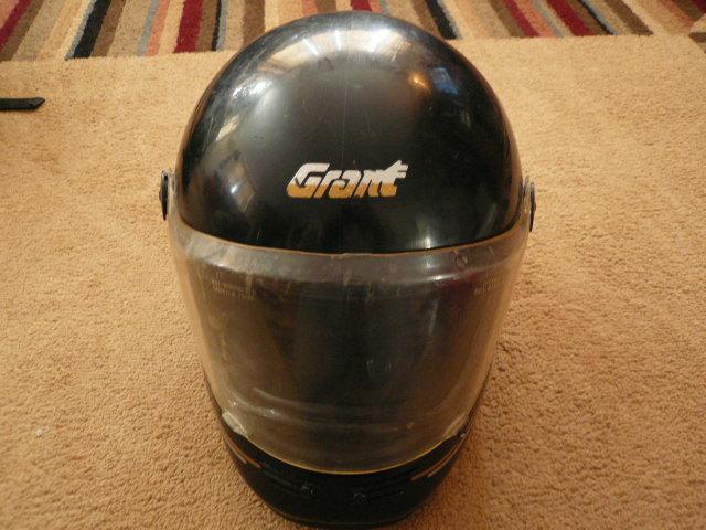 Vintage grant full face motorcycle helmet 