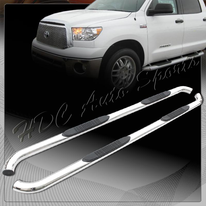 2007-2010 toyota tundra max crew cab stainless steel side step nerf bar board