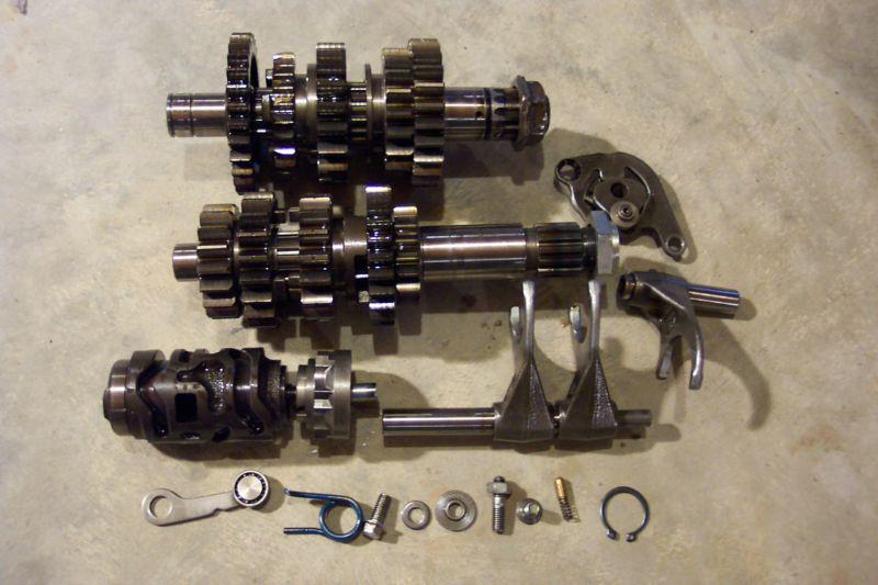 Kawasaki kx450 kx450f kx 450 complete transmission tranny shaft gears 07