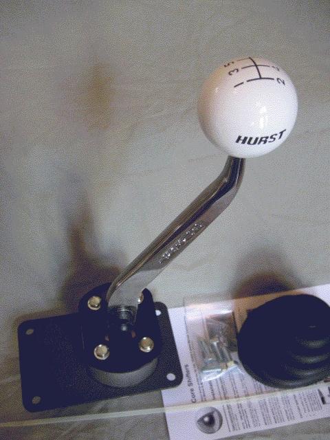 1983-2004 w/ T5 5 speed Core Shifter w/ Hurst 8550 chrome stick for Mustang 