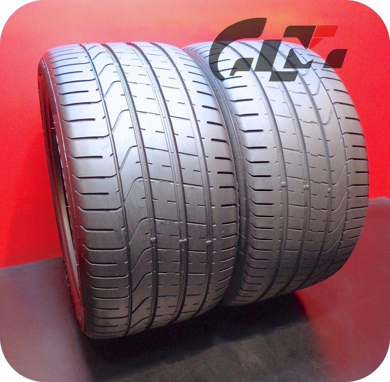 ★(2) excellent tires pirelli 295/30/20 zr p zero 101y porsche #25184