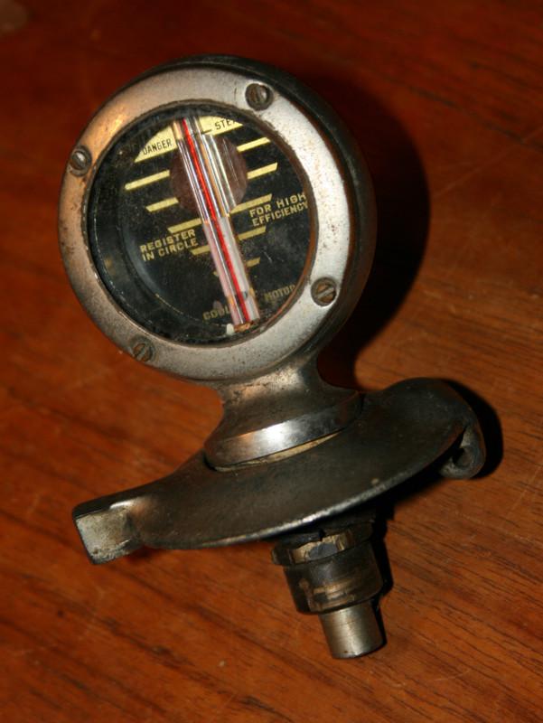 Radiator cap thermometer - vintage chevrolet