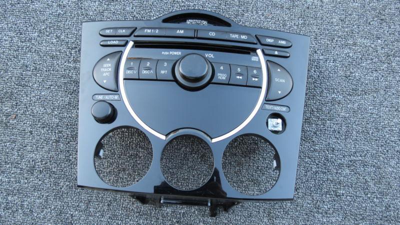 04-08  mazda rx8 audio in-dash cd player changer radio face plate faceplate