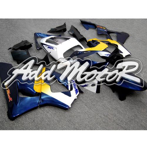 Injection molded fit cbr929rr 00 01 blue yellow white fairing 90n29