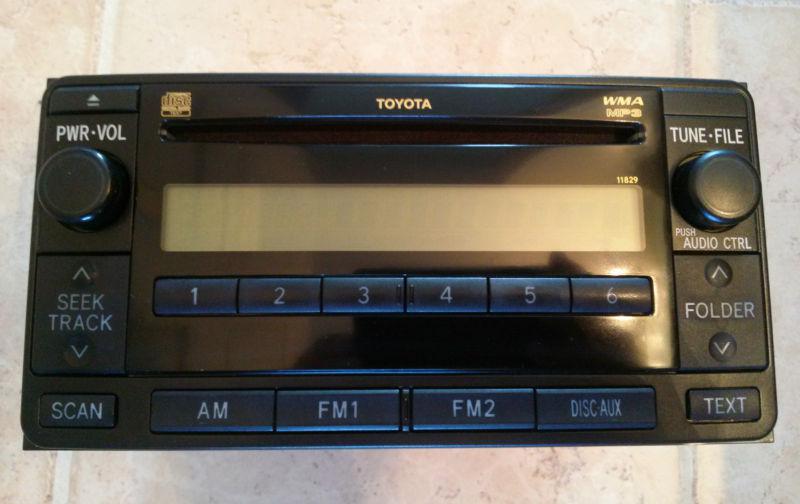Toyota cd wma mp3 player radio fj cruiser rav4 4runner celica 86120-35401 11829