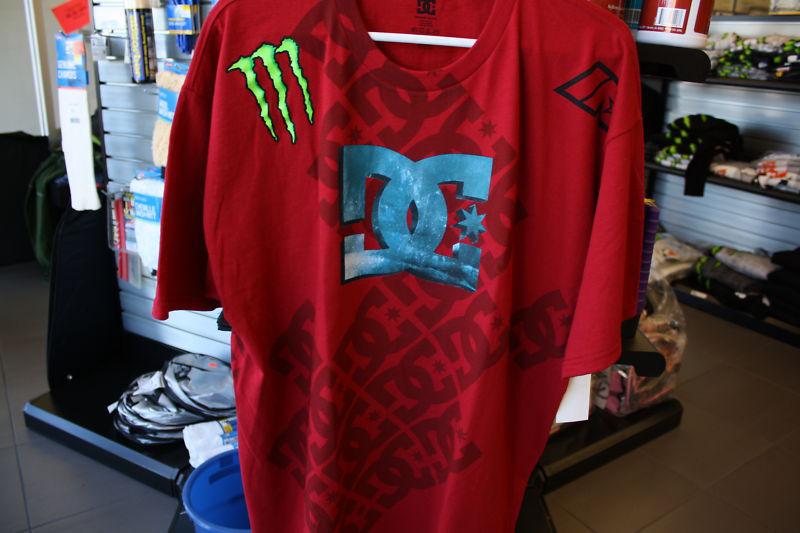 Dc monster dave mirra bmx tshirt red small
