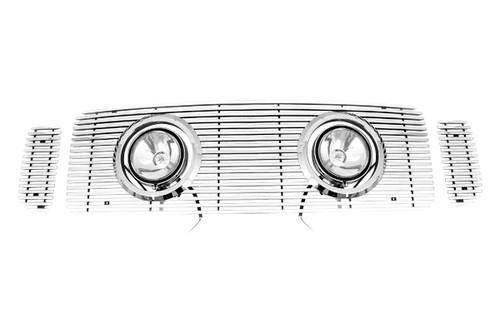 Paramount 38-1186 - ford f-250 restyling 8mm cutout aluminum billet grille 3 pcs