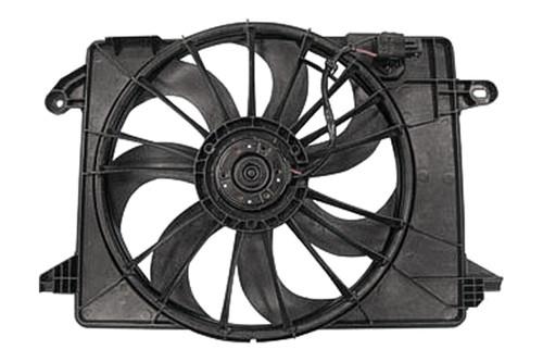 Replace ch3115169 - 2009 dodge charger radiator fan assembly car oe style part