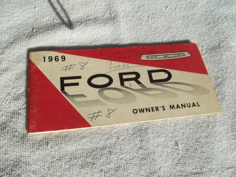 1969 ford owner's manual