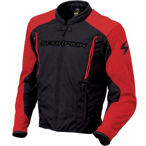 Scorpion torque textile street jacket red