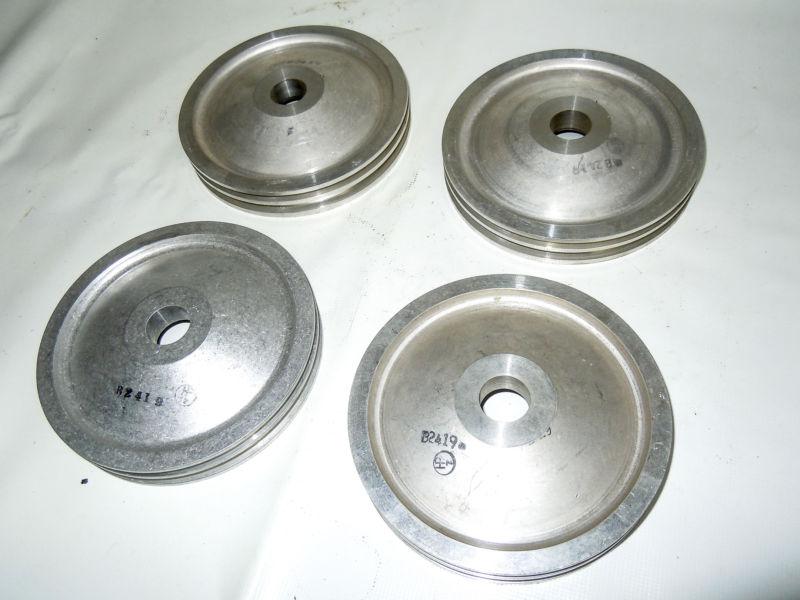 New old stock helicopter/aircraft lot of four engine pulleys part b2419