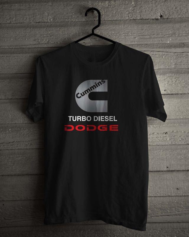 New cummins turbo diesel power black tshirt hot item size s-5xl good quality