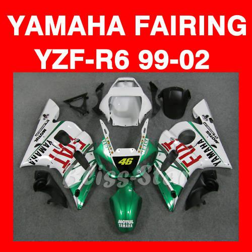 Yamaha yzf-r6 yzfr6 1998 1999 2000 2001 2002 98-02 bodywork fairing 011 f w11