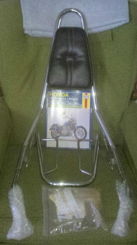 Backrest & luggage rack fits 1985 honda v65 sabre vf1100s