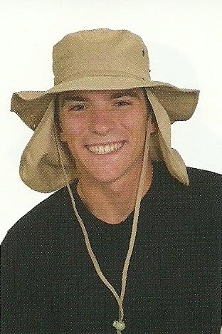 U.v. rated bucket hat with  full neck guard $19.95 