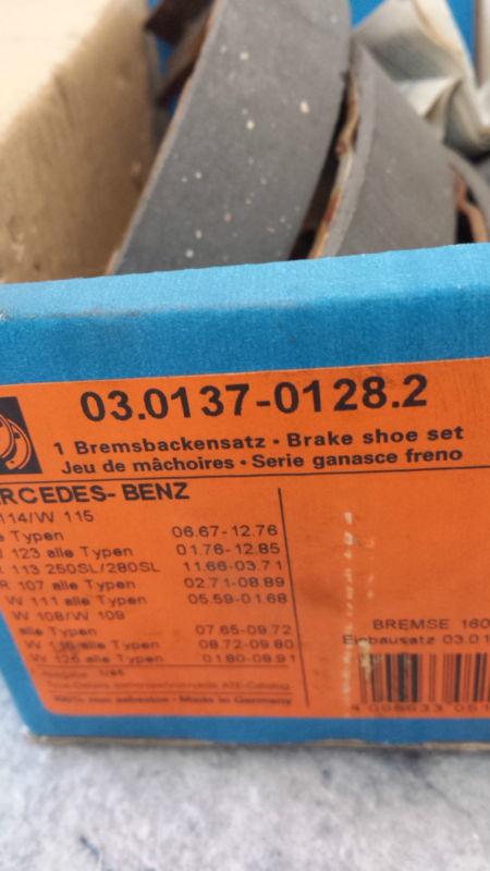 Mercedes parking brake shoe set 126 420 01 20