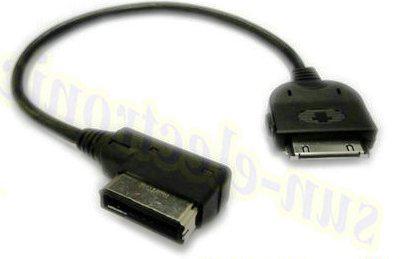 Volkswagen (vw) media-in mdi interface adapter cable for ipod iphone 