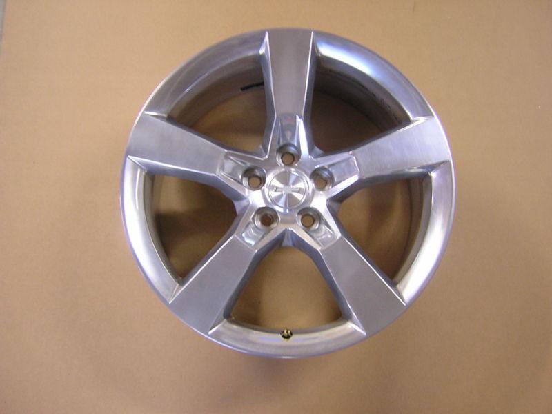 2010-'11 chevy camaro 20" factory oem  alloy front polished wheel rim 5443