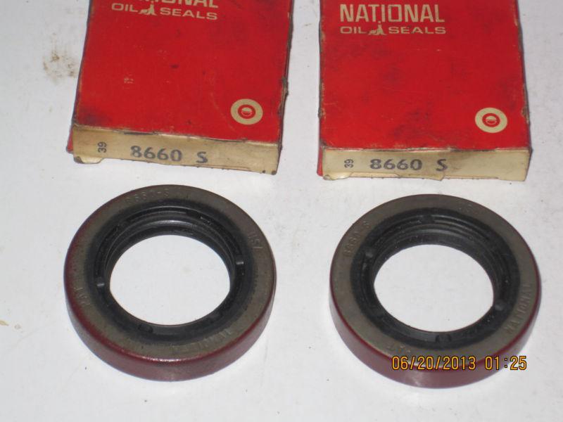 2 rear axle seals,national,usa made,1967-1971 camaro,1964-1971 chevyii,chevelle