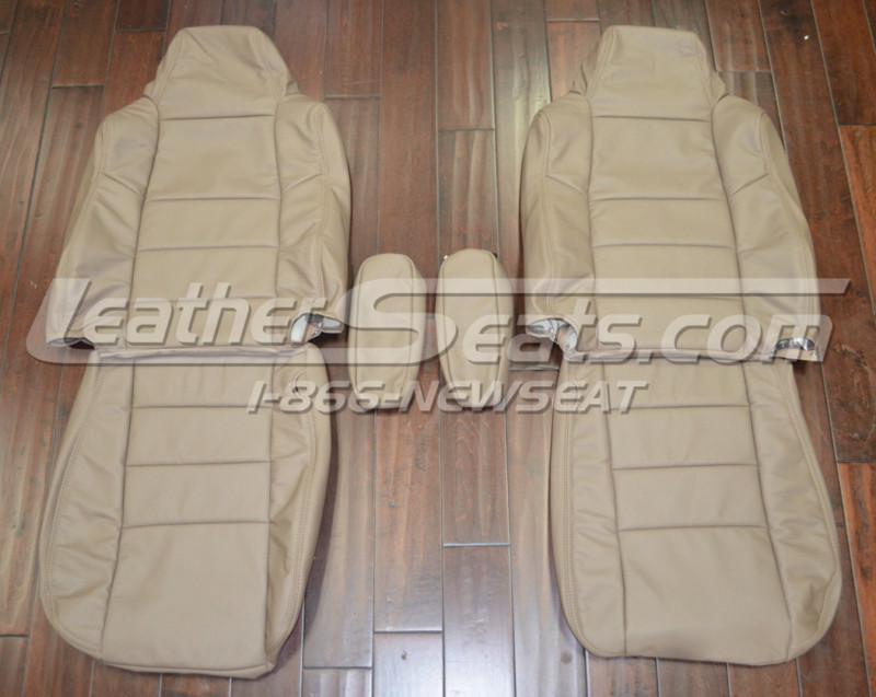 2002 - 2005 ford excursion custom leather trimmed upholstery seat covers