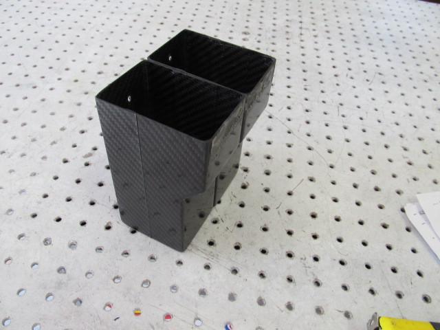 Nascar carbon fiber dual radio mount  radio box