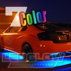 Multi color underglow car led neon light kit w 7 colors