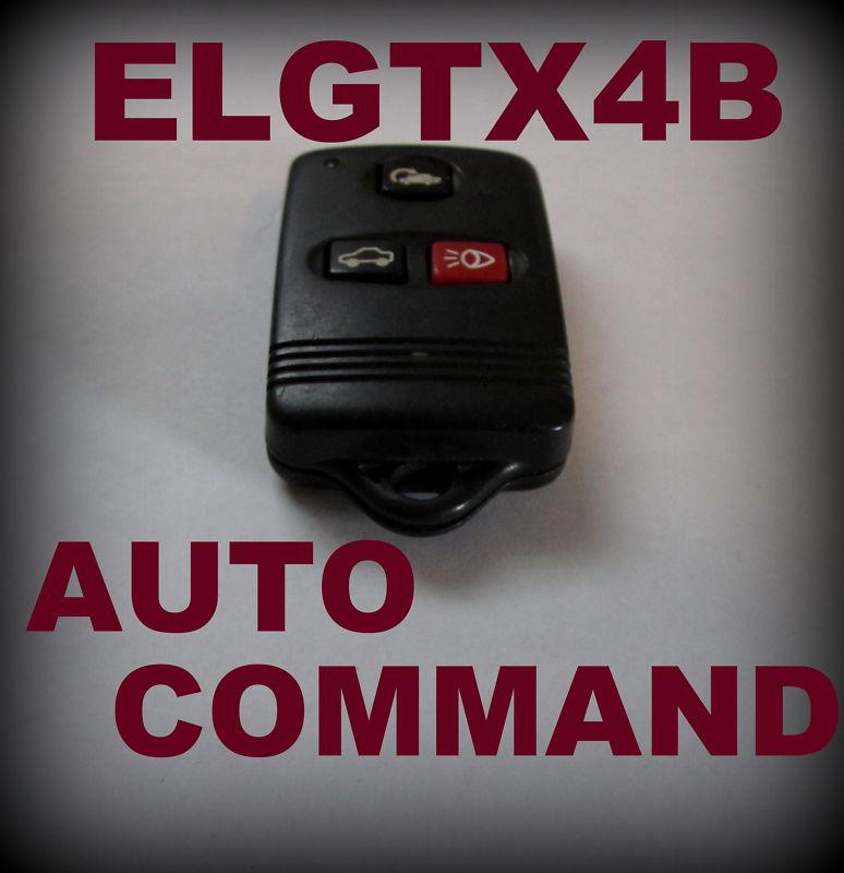 Auto command 28861 aftermarket   replacement remote keyless entry keyfob elgtx4b