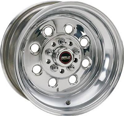 Weld racing draglite polished wheel 15"x14" 5x4.5" bc 90-514350
